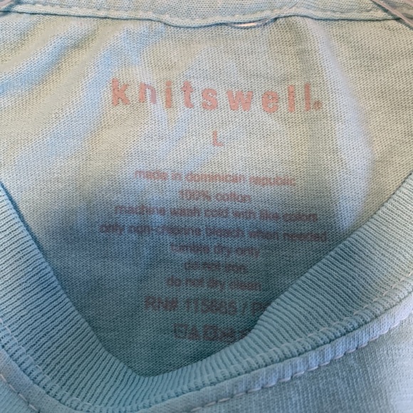 Urban Outfitters Knitswell Mens Nenuphars Monet Water Lilies Tee Shirt Large NWT - Picture 5 of 7